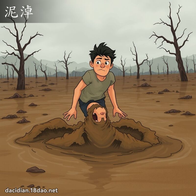 泥淖 - 国语大辞典配图