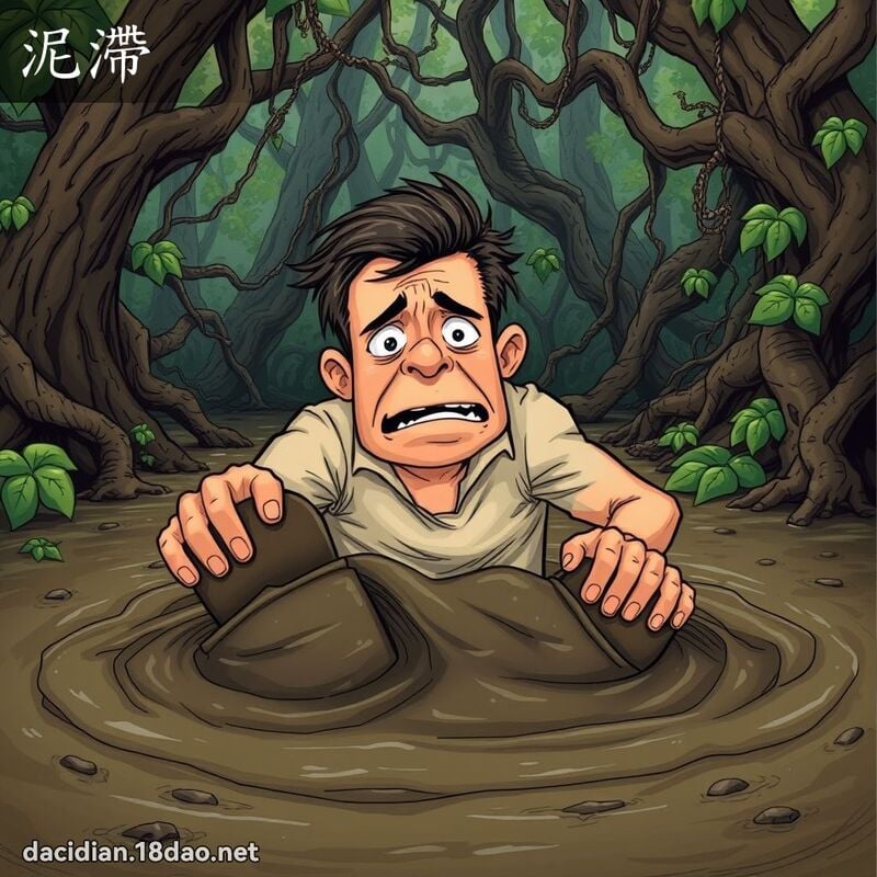 泥滯 - 國語大辭典配圖