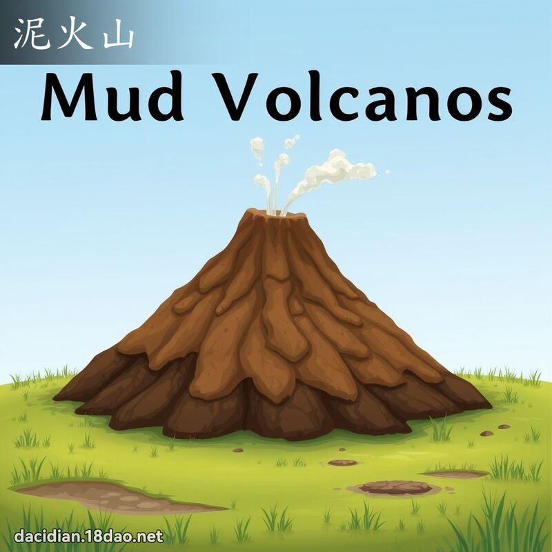 泥火山 - 國語大辭典配圖