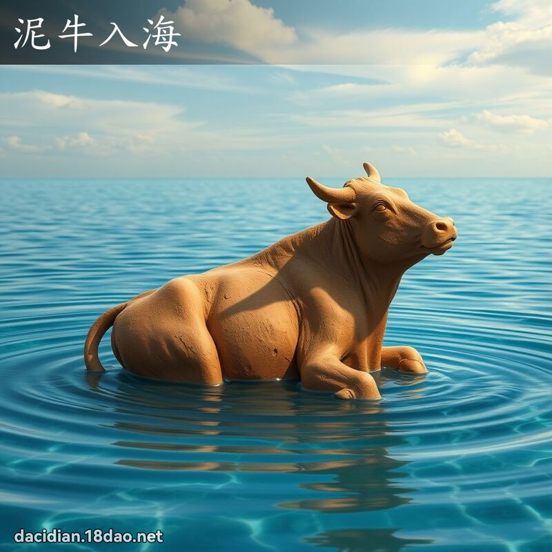 泥牛入海 - 國語大辭典配圖