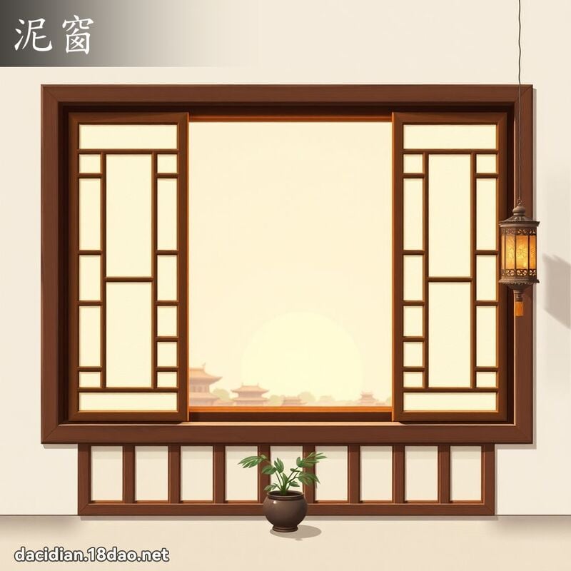 泥窗 - 国语大辞典配图