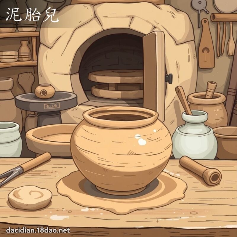 泥胎兒 - 國語大辭典配圖