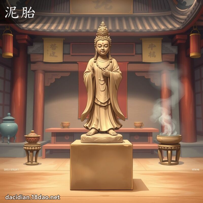 泥胎 - 国语大辞典配图