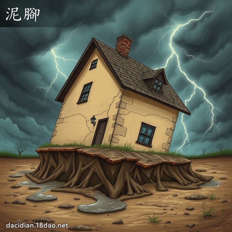 泥腳 - 國語大辭典配圖
