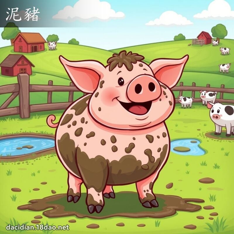 泥豬 - 國語大辭典配圖