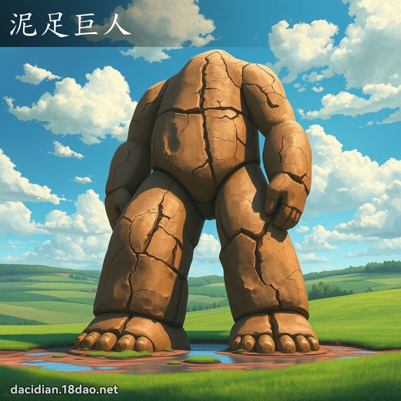 泥足巨人 - 国语大辞典配图