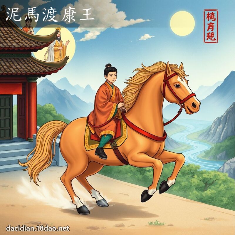 泥马渡康王 - 国语大辞典配图
