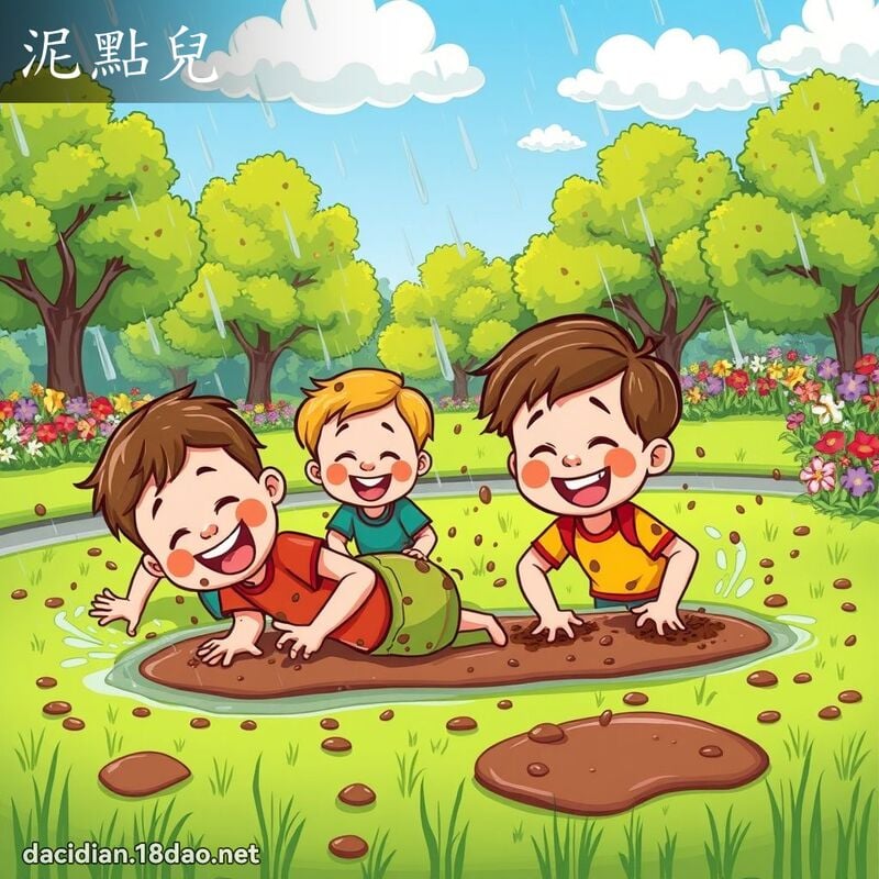 泥点儿 - 国语大辞典配图