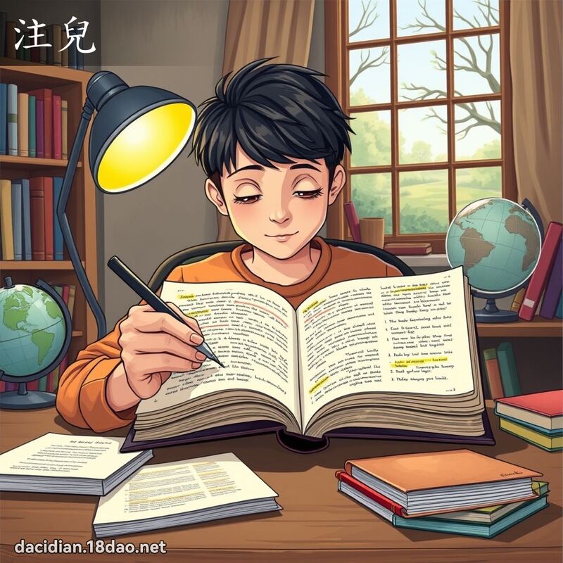 注兒 - 國語大辭典配圖