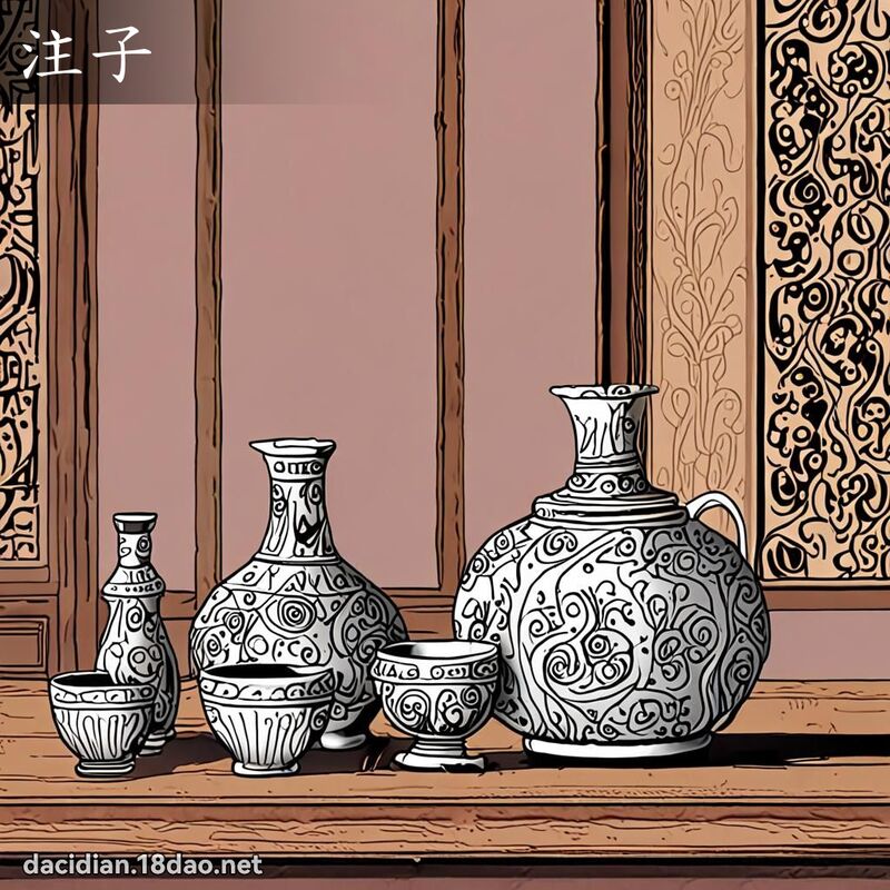注子 - 国语大辞典配图