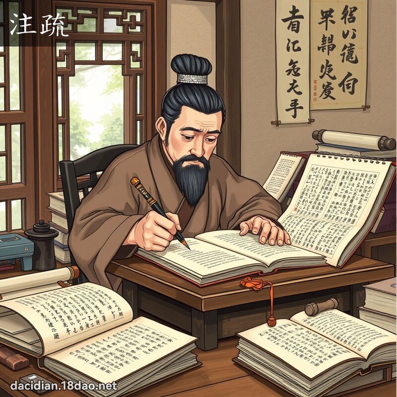 注疏 - 國語大辭典配圖