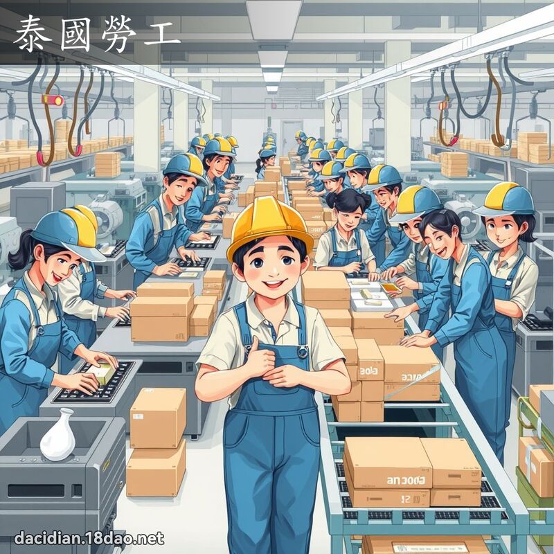 泰国劳工 - 国语大辞典配图