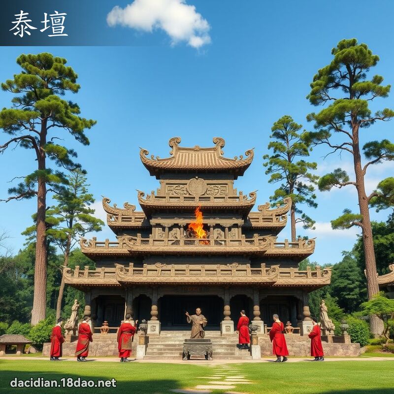 泰壇 - 國語大辭典配圖