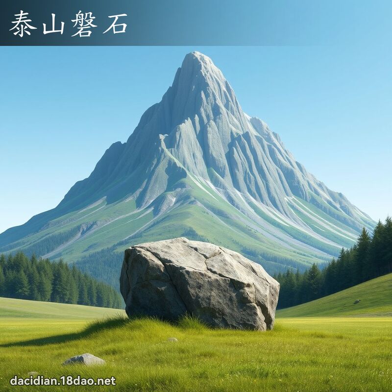 泰山磐石 - 國語大辭典配圖