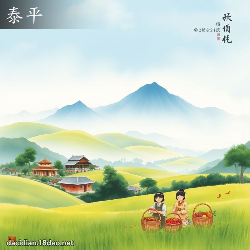 泰平 - 国语大辞典配图