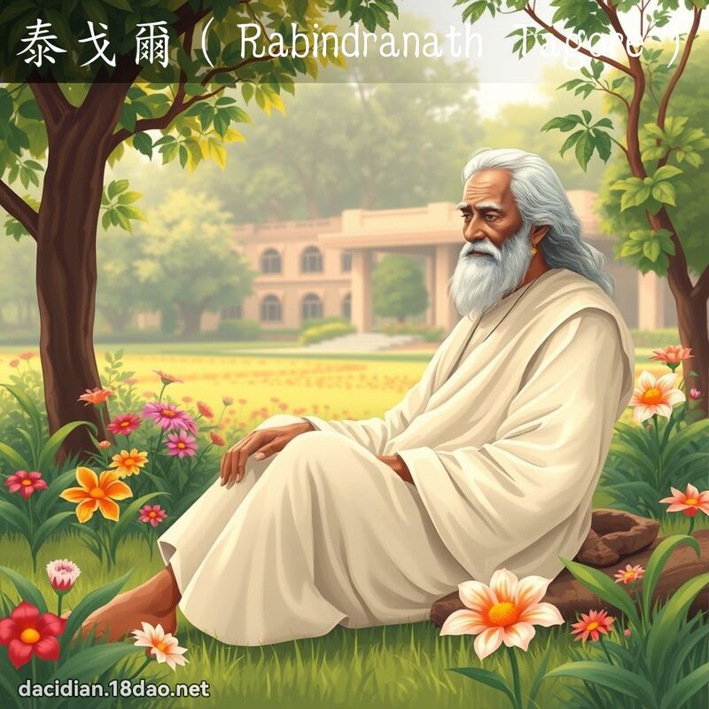 泰戈尔（Rabindranath Tagore） - 国语大辞典配图
