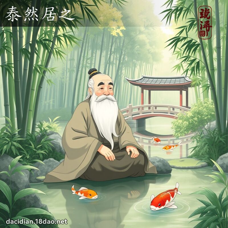 泰然居之 - 國語大辭典配圖