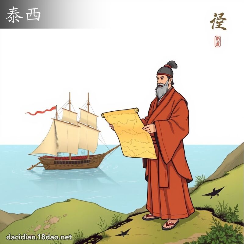 泰西 - 國語大辭典配圖