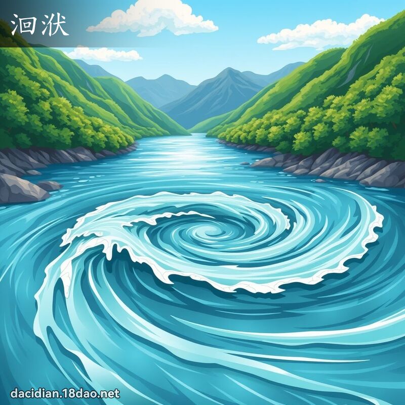 洄洑 - 国语大辞典配图