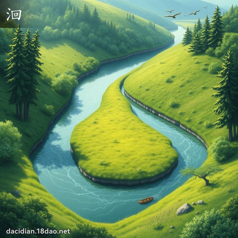 洄 - 国语大辞典配图