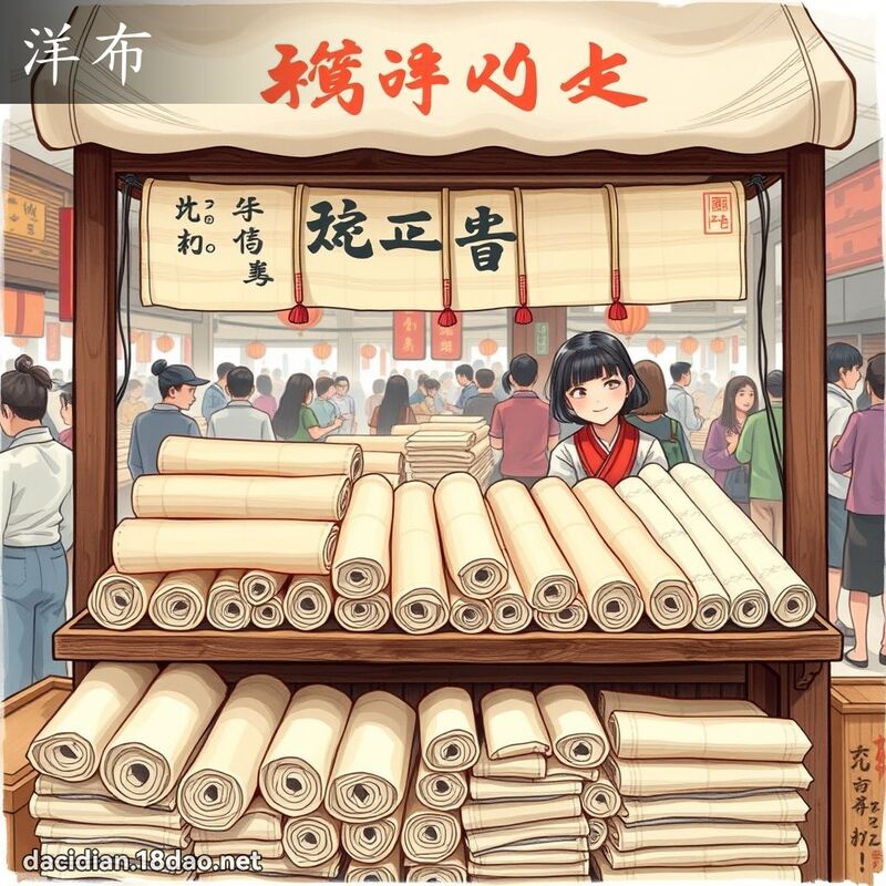 洋布 - 国语大辞典配图