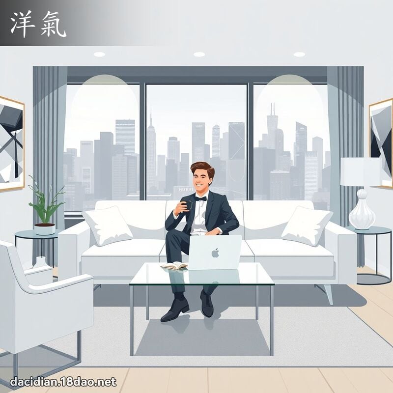 洋氣 - 國語大辭典配圖