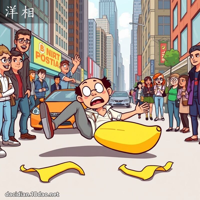 洋相 - 国语大辞典配图