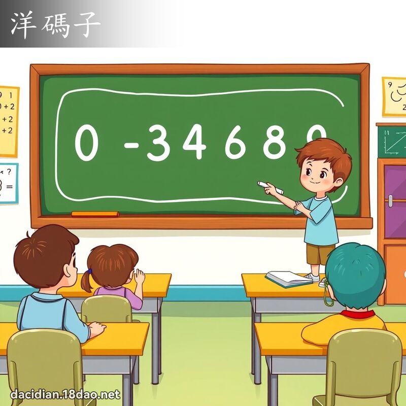 洋码子 - 国语大辞典配图