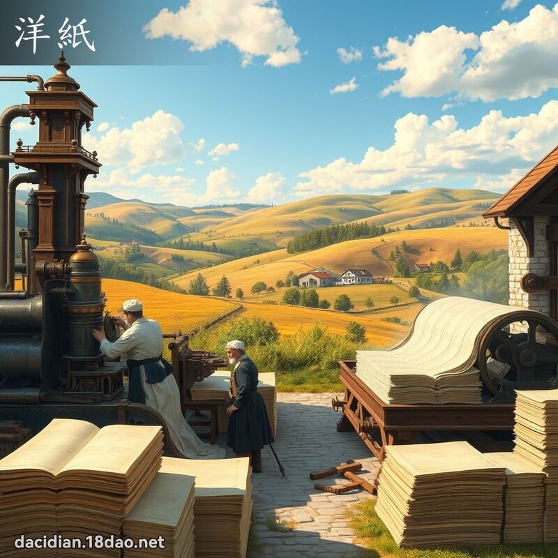 洋纸 - 国语大辞典配图