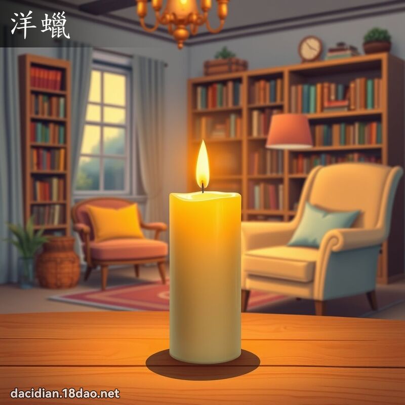 洋蜡 - 国语大辞典配图