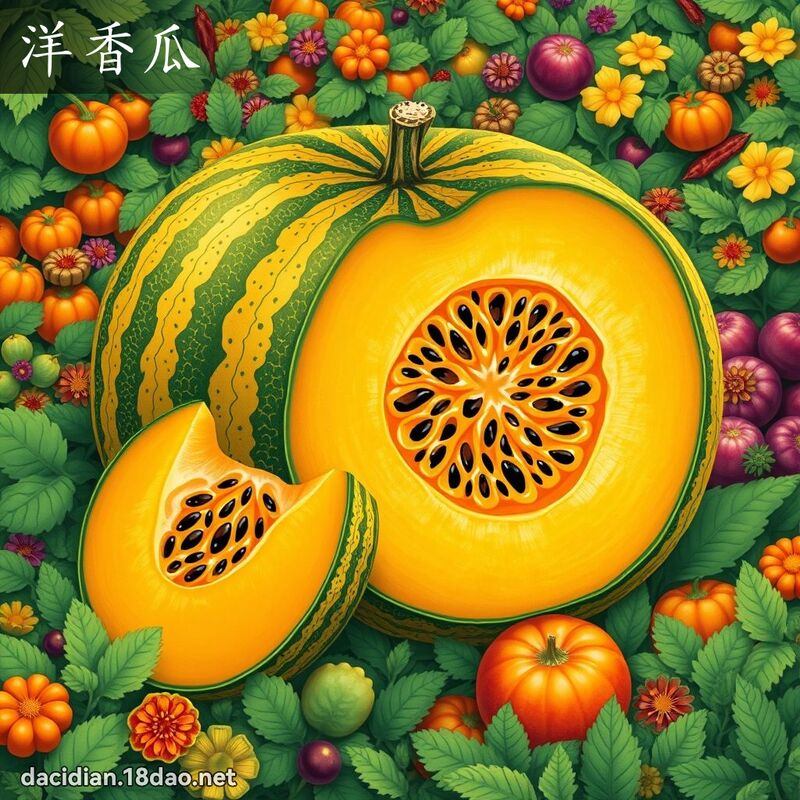 洋香瓜 - 國語大辭典配圖