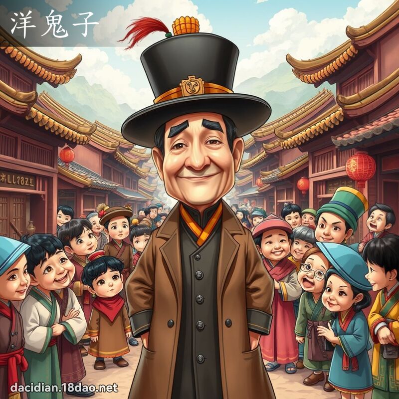 洋鬼子 - 國語大辭典配圖