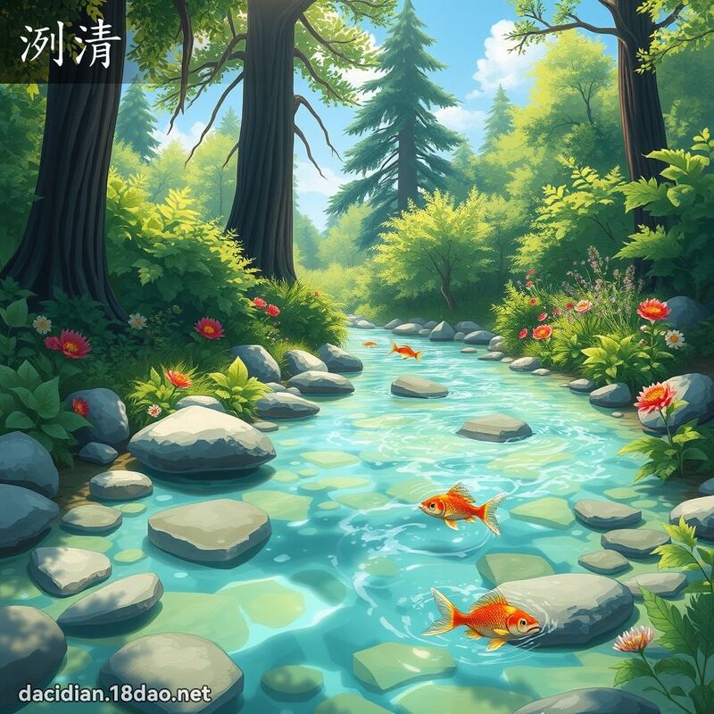 洌清 - 國語大辭典配圖
