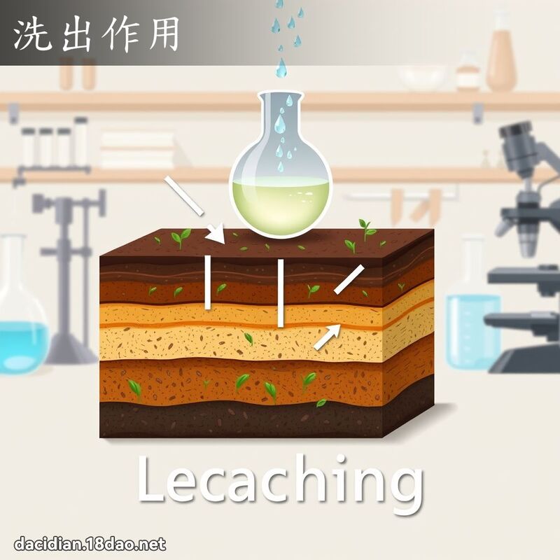 洗出作用 - 國語大辭典配圖