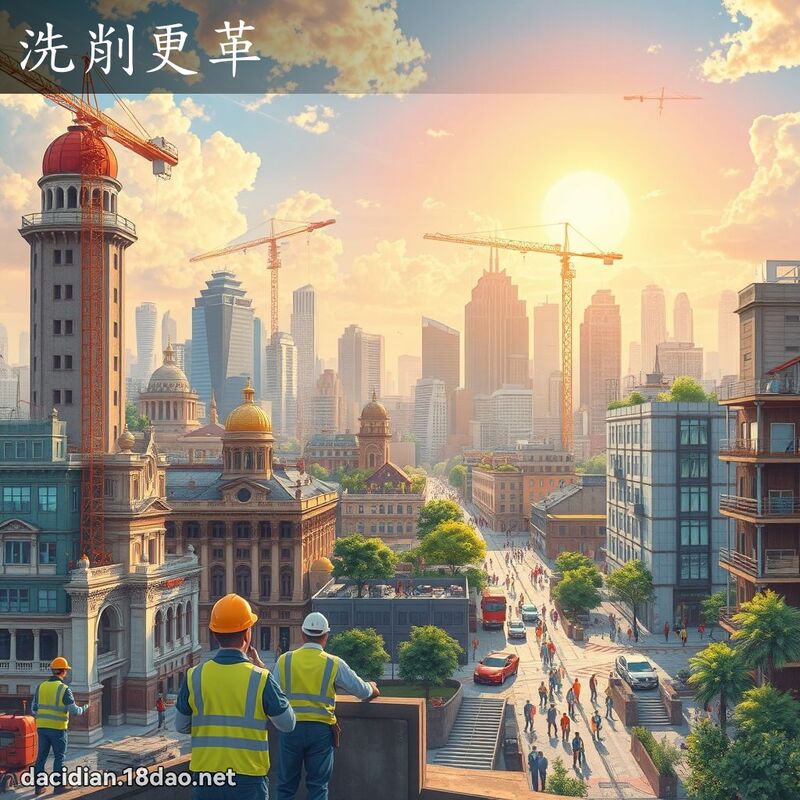 洗削更革 - 国语大辞典配图