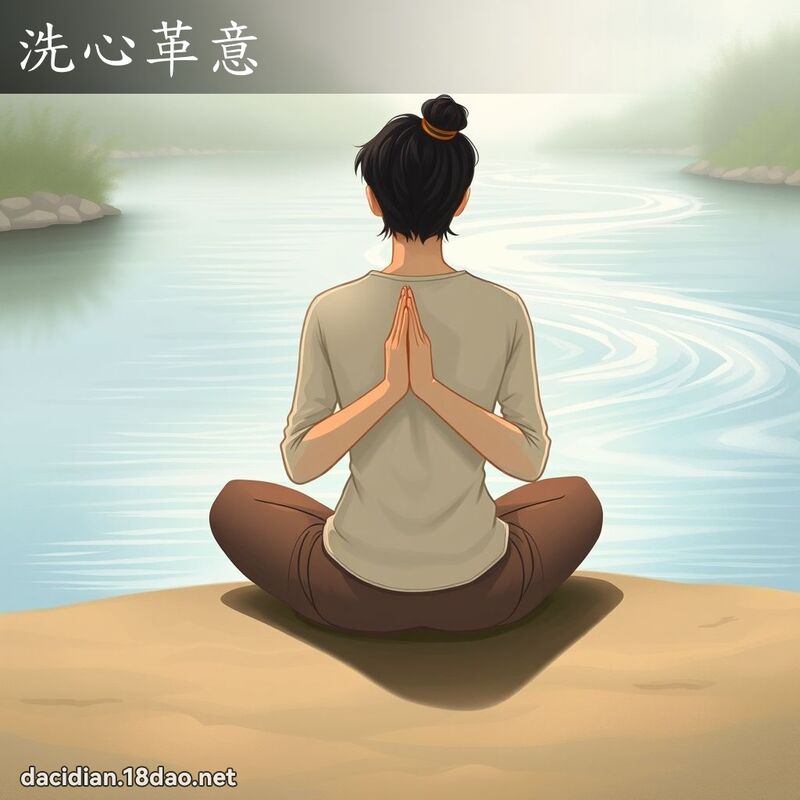洗心革意 - 國語大辭典配圖