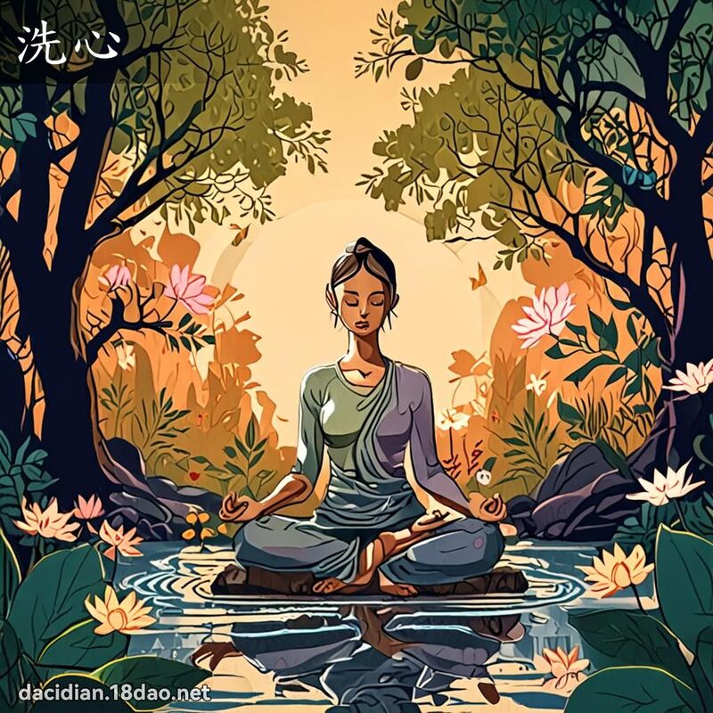洗心 - 國語大辭典配圖