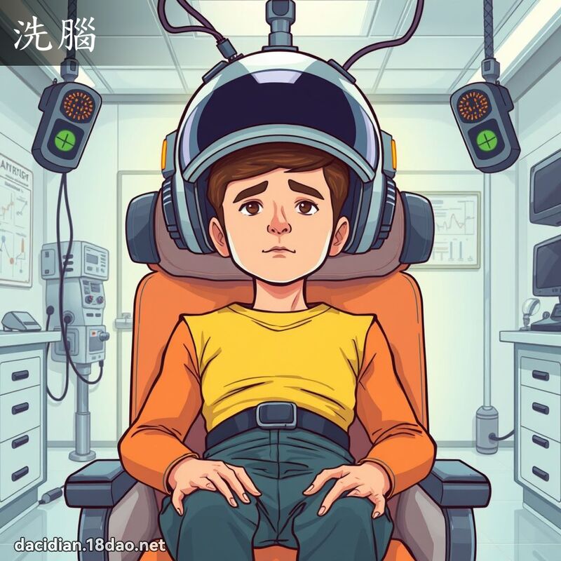 洗腦 - 國語大辭典配圖