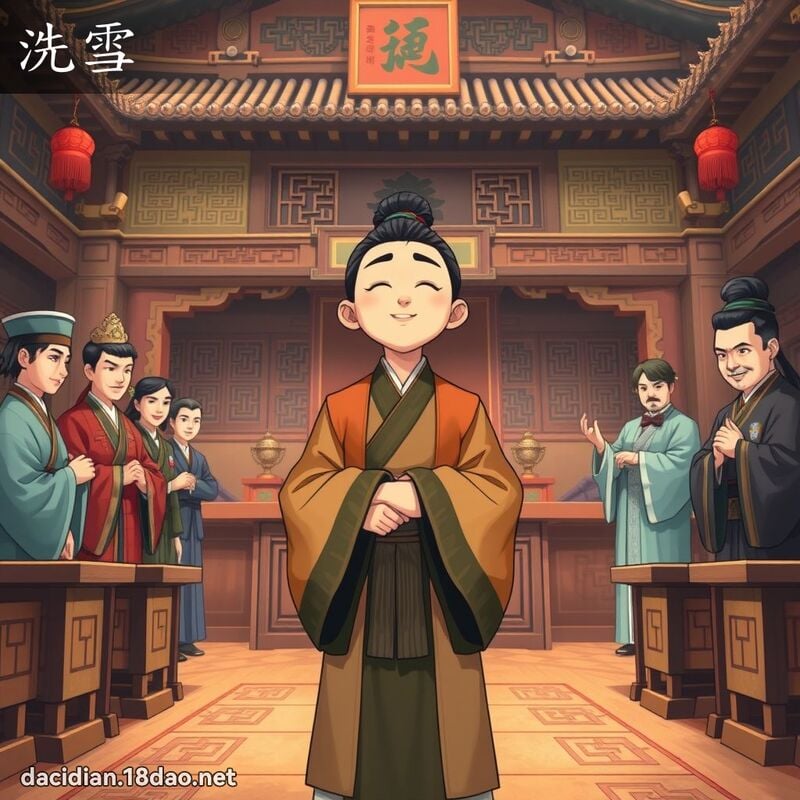 洗雪 - 国语大辞典配图