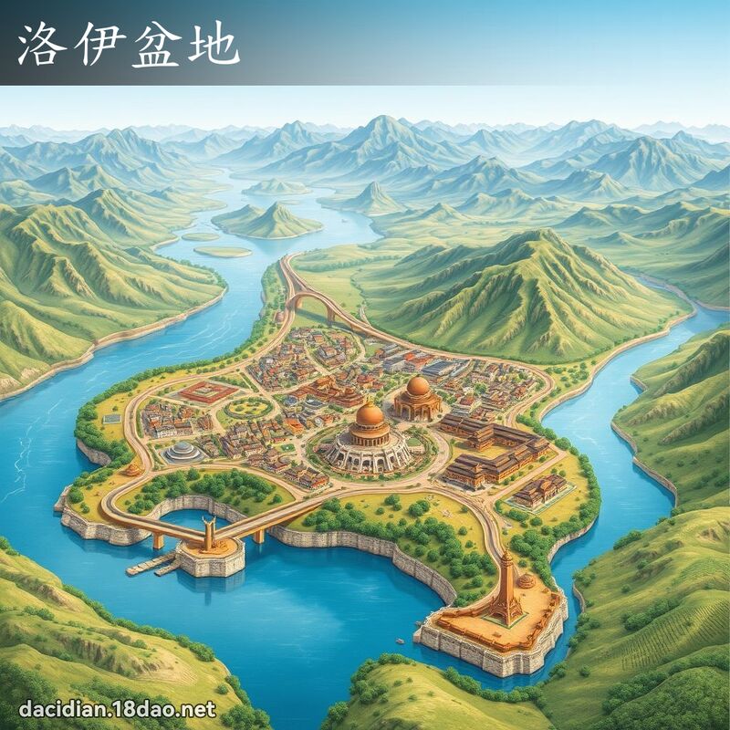 洛伊盆地 - 國語大辭典配圖