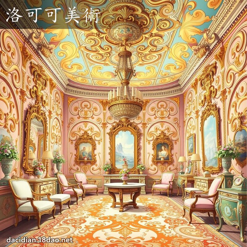 洛可可美術 - 國語大辭典配圖