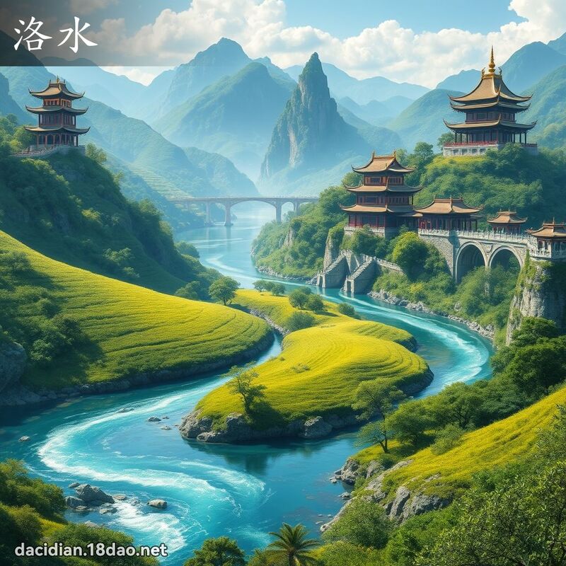 洛水 - 國語大辭典配圖