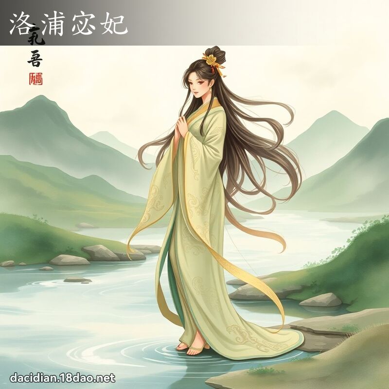 洛浦宓妃 - 國語大辭典配圖