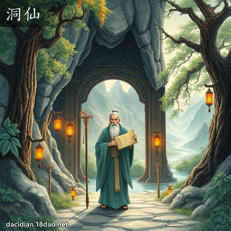 洞仙 - 國語大辭典配圖