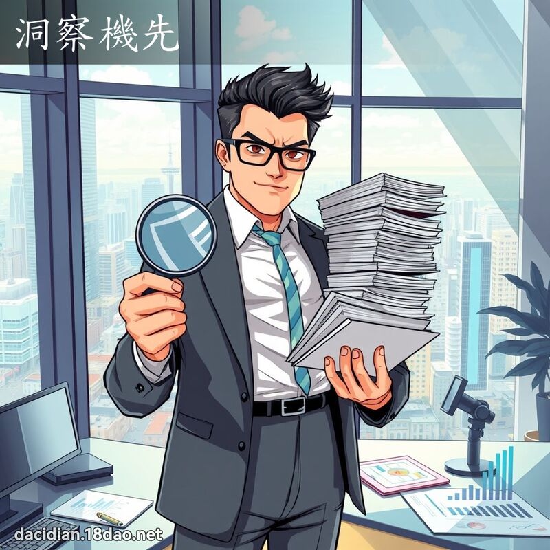 洞察機先 - 國語大辭典配圖