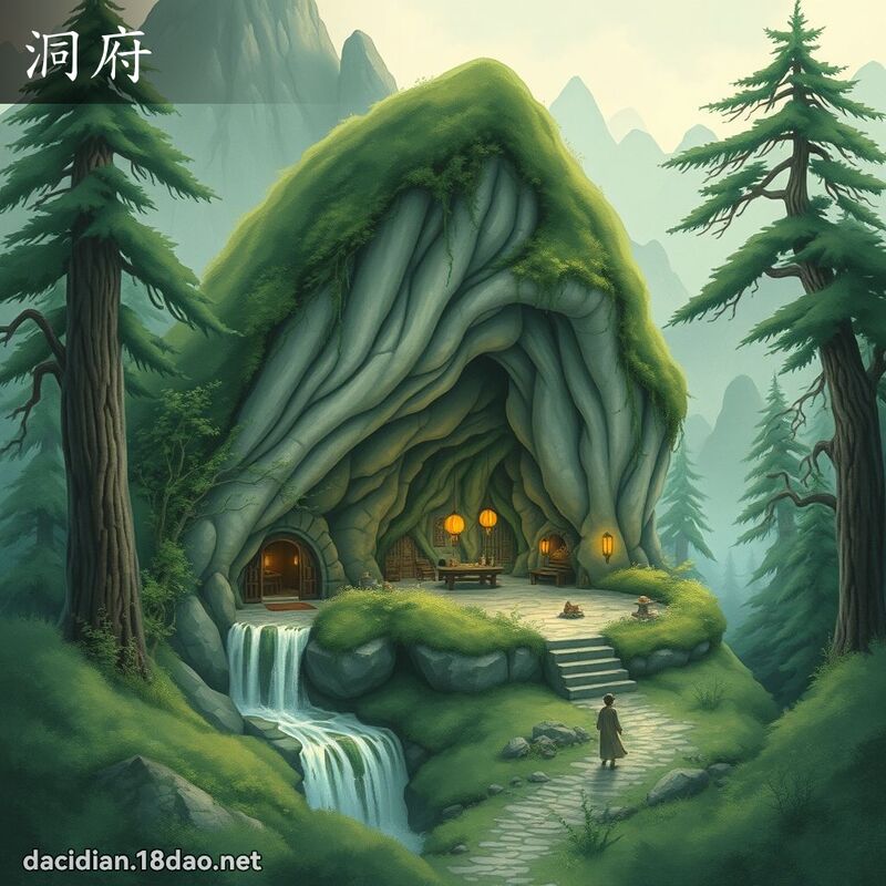 洞府 - 國語大辭典配圖