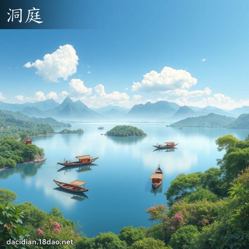 洞庭 - 國語大辭典配圖