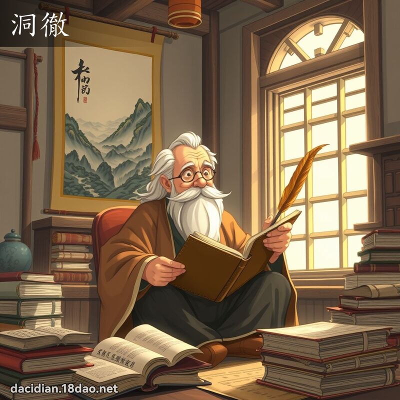 洞彻 - 国语大辞典配图
