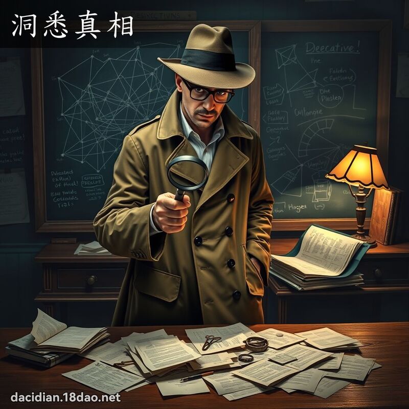 洞悉真相 - 国语大辞典配图