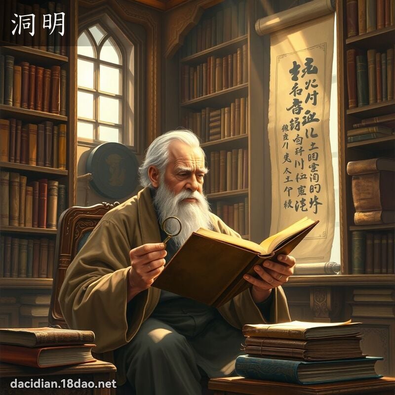 洞明 - 國語大辭典配圖